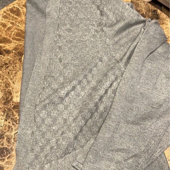 Light Gray Basket Weave Cardigan - Picture 4 of 6